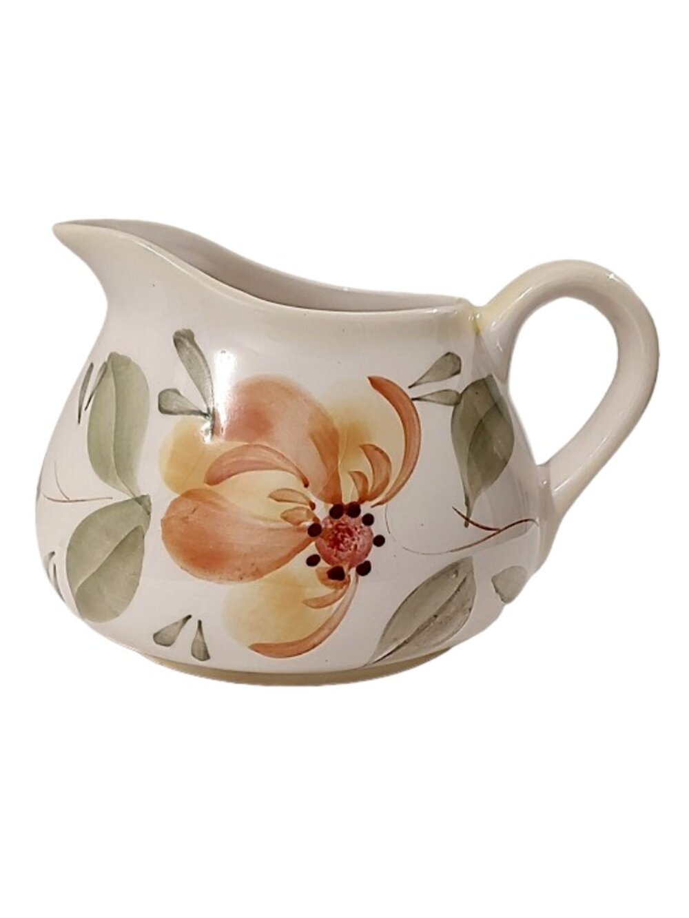 Lovely Hand-Painted Small Pitcher Vase from Portugal